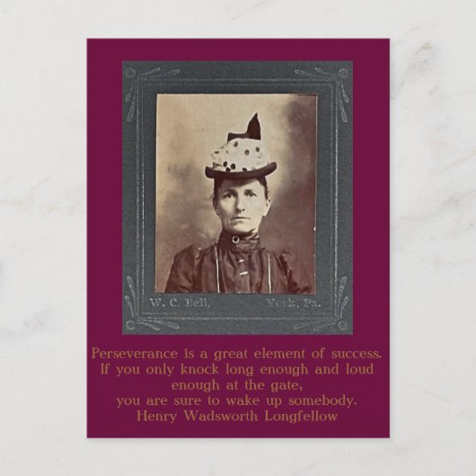 Melvina Jane (Rupp) Zarfos of York Co., PA ポストカード (正面)