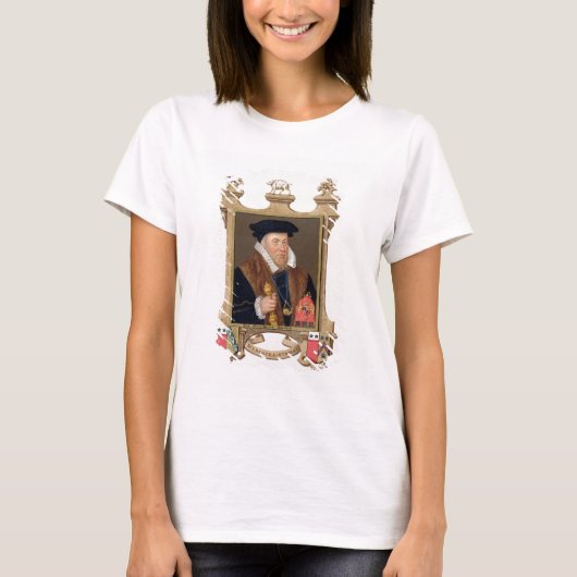 'MemからのSir Nicholas Bacon (1509-79)のポートレート Tシャツ (正面)