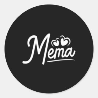 Mema孫のMemaおばあちゃんMema ラウンドシール