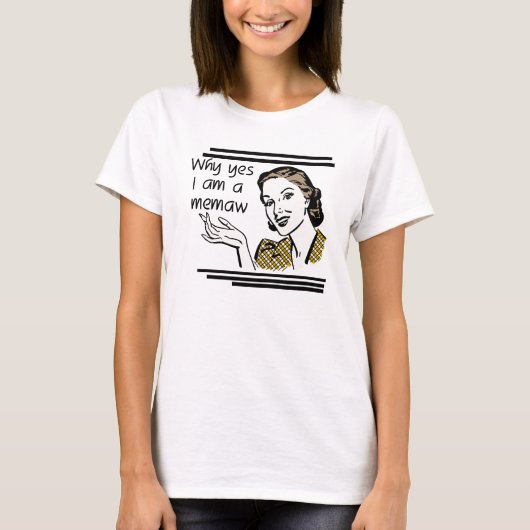 MemawのレトロのTシャツおよびギフト Tシャツ (正面)