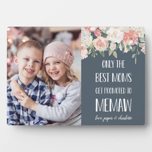Memaw祖母の母の日の写真 フォトプラーク (正面)