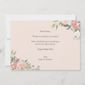 Memaw祖母の母の日フラットフォトカード (裏面)