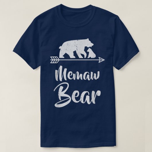 Memaw Bear Matching Family Christmas Costume Tシャツ (デザイン正面)