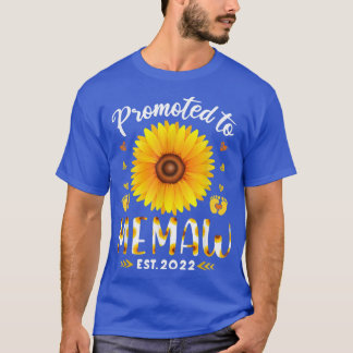 Memaw Est 2022ヒマワリに昇格New Memaw Tシャツ