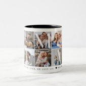 Memaw Ever, 10 Photo Grid Gift for 最高の Granda ツートーンマグカップ (中央)