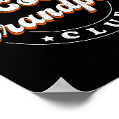 Member Cool Grandpas Club For New Grandfather  ポスター (角)