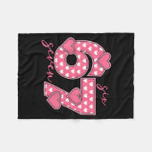 Meme 67 6 7 Six Seven Funny Valentines Day  フリースブランケット (正面(横))