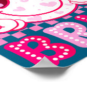 Meme 67 Valentine Bruh Six Seven Heart Women Girl  ポスター (角)