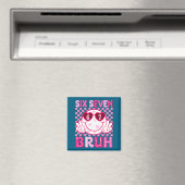 Meme 67 Valentine Bruh Six Seven Heart Women Girl  マグネット (インサイチュ (食洗機))