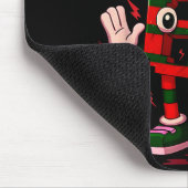 Meme 6 7 Six Seven Italian Brainrot Christmas Red  マウスパッド (コーナー)