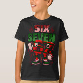 Meme 6 7 Six Seven Italian Brainrot Christmas Red  Tシャツ (正面)