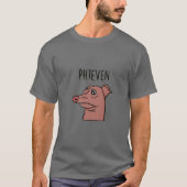 Meme Dog Funny Phteven Lisping Dog Tシャツ (正面)