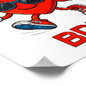 Meme Funny 67 Six Seven Bruh Heart Valentines Men  ポスター (角)