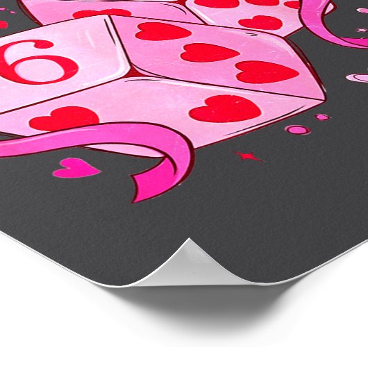 Meme Playing Cards Valentine,preppy Funny Coquette ポスター (角)