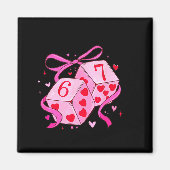 Meme Playing Cards Valentine,preppy Funny Coquette マグネット (正面)