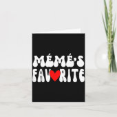 MÉmÉ’s Favorite Funny Grandparent Granhild Humor  カード (正面)