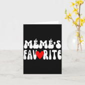 MÉmÉ’s Favorite Funny Grandparent Granhild Humor  カード (黄色い花)