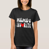 MÉmÉ’s Favorite Funny Grandparent Granhild Humor  Tシャツ (正面)
