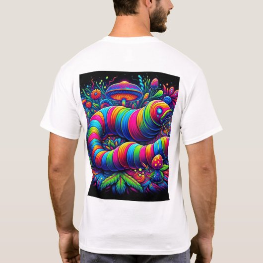 Meme worm tシャツ (裏面)
