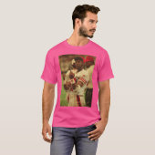 Memem Middle Finger Jerry Rice Vintageretro girl Tシャツ (正面フル)