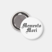 Memento Mori – ラテンフレーズ マグネット (正面/裏面)