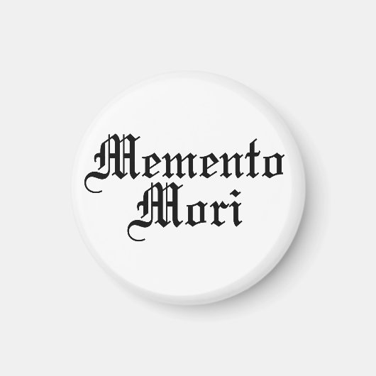 Memento Mori – ラテンフレーズ マグネット (正面)