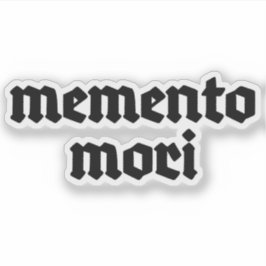 Memento Mori (黒) シール