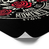 Memento Mori, Amor Fati, Stic引用文哲学Pr ポスター (角)