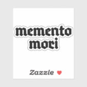 Memento Mori (black) シール (シート)