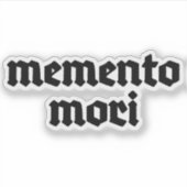 Memento Mori (black) シール (正面)