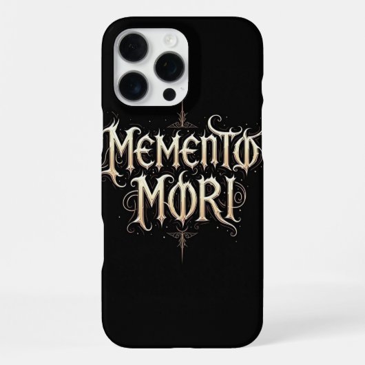 Memento Mori Gothic iPhoneケース (裏面)
