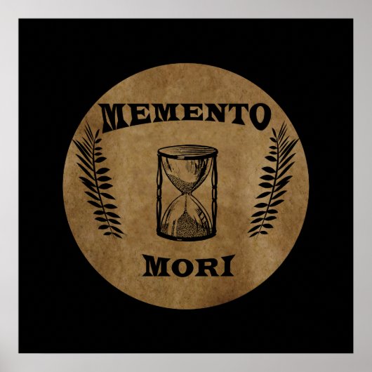 memento mori hourglass ポスター (正面)