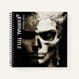 Memento Mori Journal — Custom Name & Title ノートブック