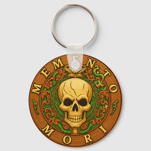 Memento Mori Keychain by Phil Elmore キーホルダー (正面)