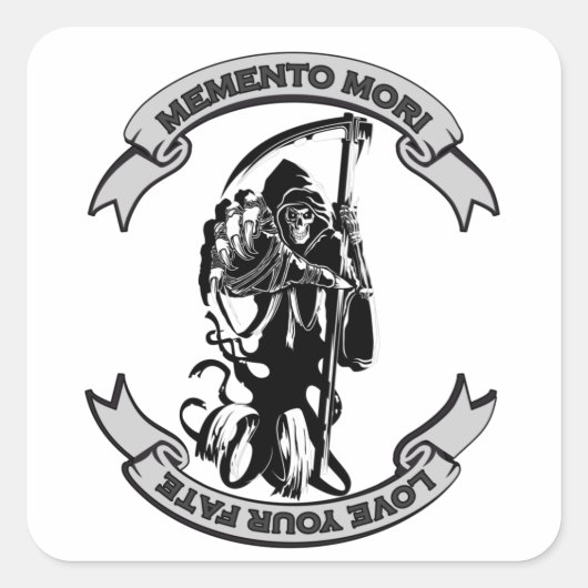 MEMENTO MORI LOVE YOUR FATE GRADY REAPER スクエアシール (正面)