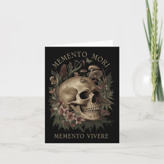 Memento Mori Memento Vivere _哲学&amp; Lat カード (正面)