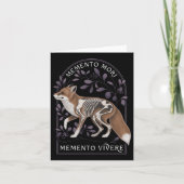 Memento Mori Memento Vivere _哲学&amp; Lat カード (正面)