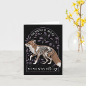 Memento Mori Memento Vivere _哲学&amp; Lat カード (黄色い花)