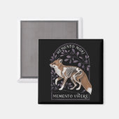 Memento Mori Memento Vivere _哲学& Lat マグネット (正面/裏面)