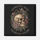 Memento Mori Memento Vivere _哲学& Lat マグネット (正面)