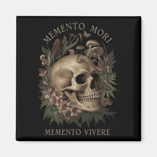 Memento Mori Memento Vivere _ Philosophy &amp; Lat マグネット (正面)