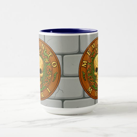 Memento Mori Mug by Phil Elmore マグカップ (中央)