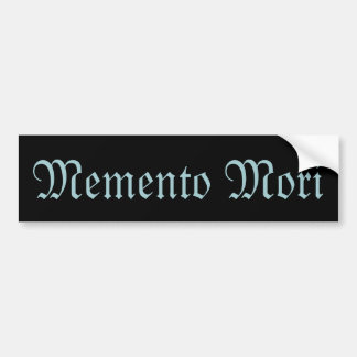 Memento Mori (Remember Death) Sticker バンパーステッカー