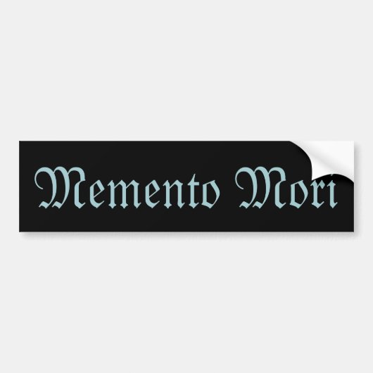 Memento Mori (Remember Death) Sticker バンパーステッカー (正面)