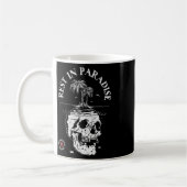 Memento Mori Shirt - Rest In Paradise - Latin Tatt コーヒーマグカップ (左)