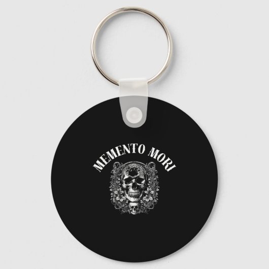 Memento Mori Stoic引用文Recording Death Phi キーホルダー (正面)