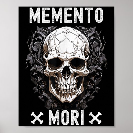 Memento Mori Stoic Finances Stoicism Philosophy Q ポスター (正面)