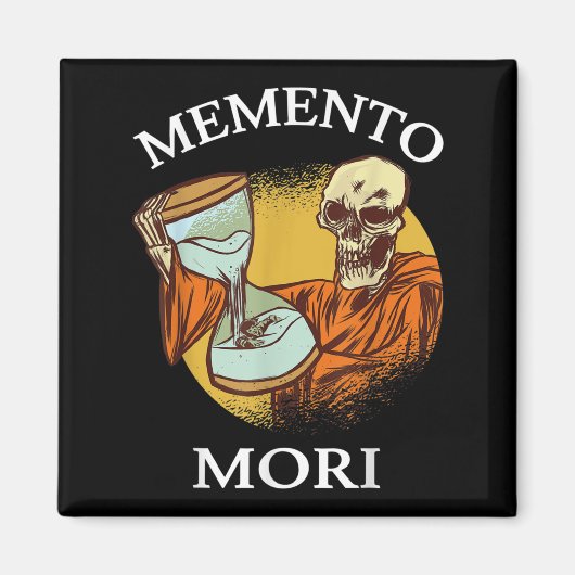 Memento Mori Stoic Latin Stoicism Philosophy Remem マグネット (正面)