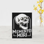 Memento Mori Stoic Stoicism死亡率の哲学Q カード (黄色い花)