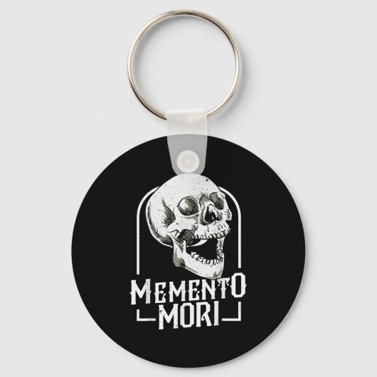 Memento Mori Stoic Stoicism死亡率の哲学Q キーホルダー (正面)